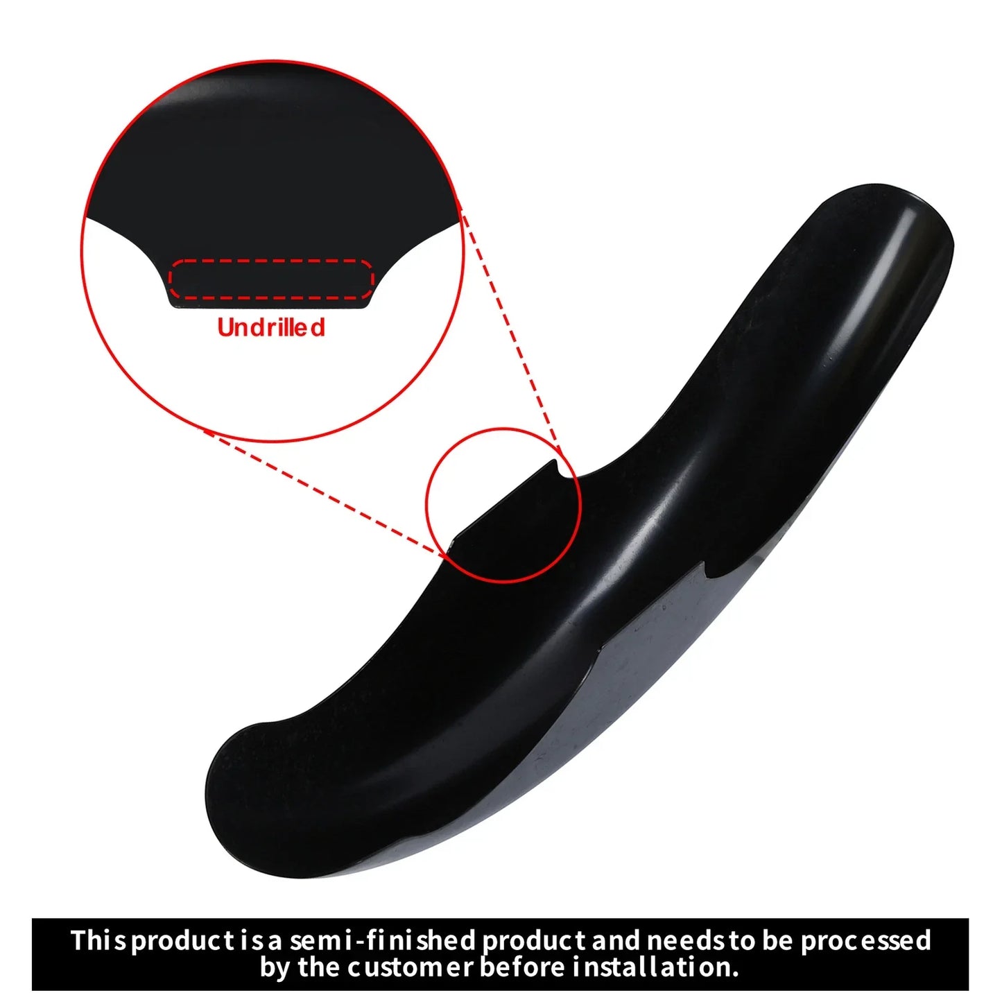 Unpainted Front Fender 21" for Harley Softail Bobber