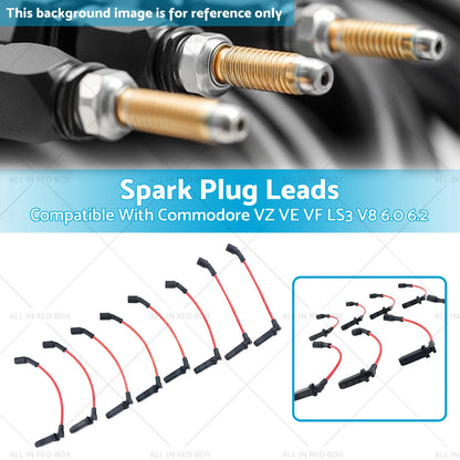 8 x Silicone Plug Leads for Holden Commodore VE VF LS3 V8 6.2L (2006-2017)