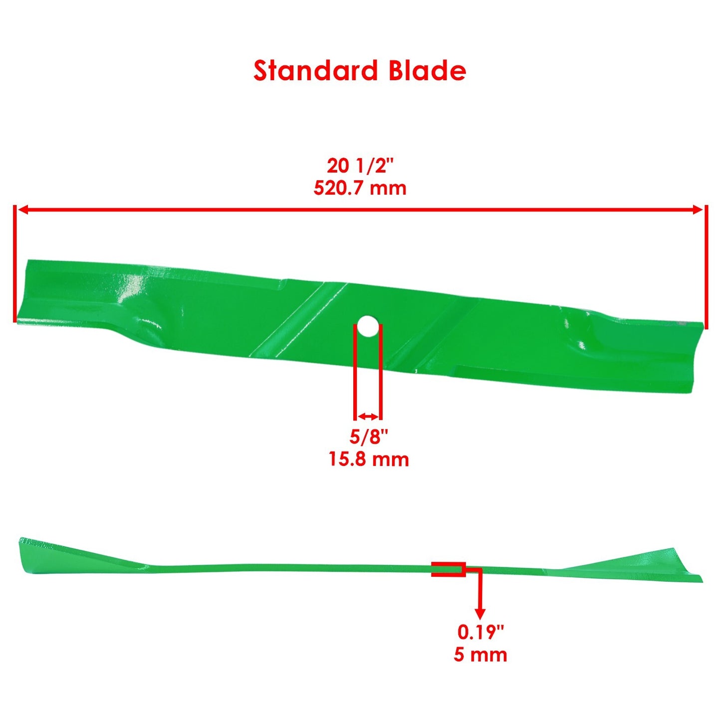 60" Deck Blade with Bolt Replacement for Dixie Chopper Classic 2750 (2004–2006)