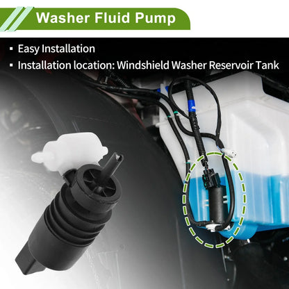 Windshield Washer Pump w/Grommet for Benz (2013-2019)
