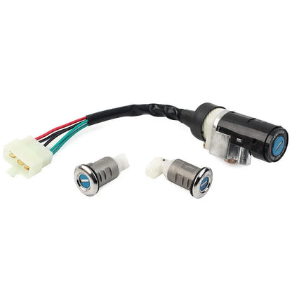 5-Wire Ignition Switch Lock Key Set for GY6 50cc Scooter Moped Motorcycle