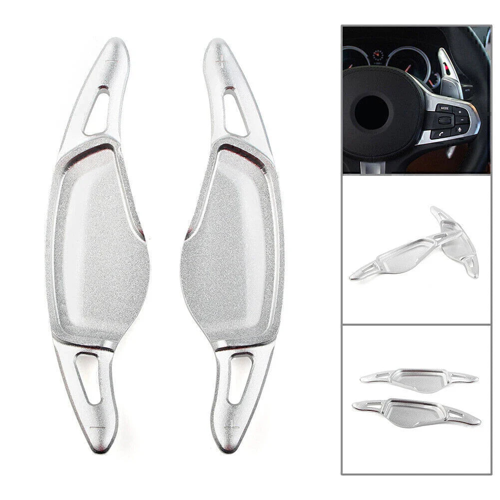 Aluminum Steering Wheel Paddle Shifter Extensions for BMW 5 7 Series X3 X4 X5