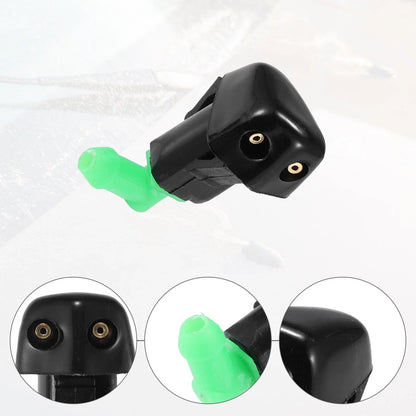 Windshield Wiper Washer Nozzle Spray Jet for Honda Accord  - 2 x Black