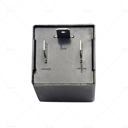 12V 3 Pin LED Flasher Relay Unit for Indicator/Blinker - Positive on Right