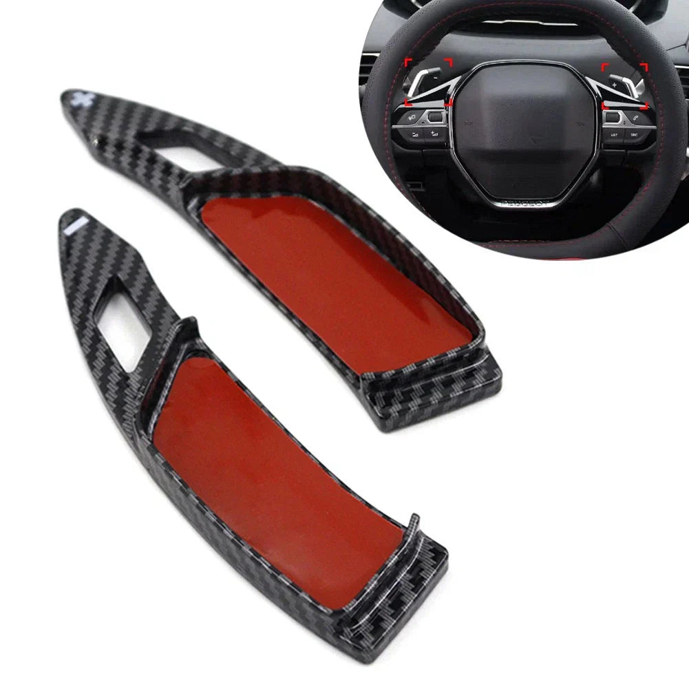 Steering Wheel Shift Paddle Extensions for Peugeot 508, 3008, 5008 (2008-2023)