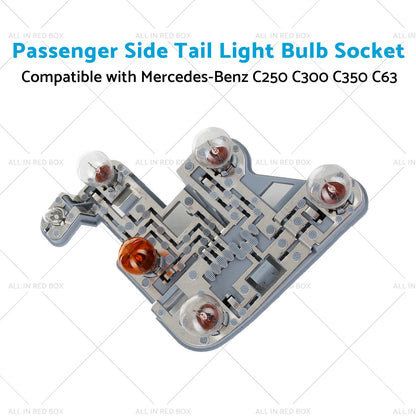 Passenger Side Tail Light Bulb Socket for Mercedes-Benz C250 (2012-2015)