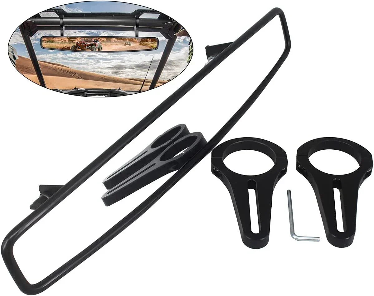 Black Rear View Mirrors for Polaris RZR 1000 (2014-2023)