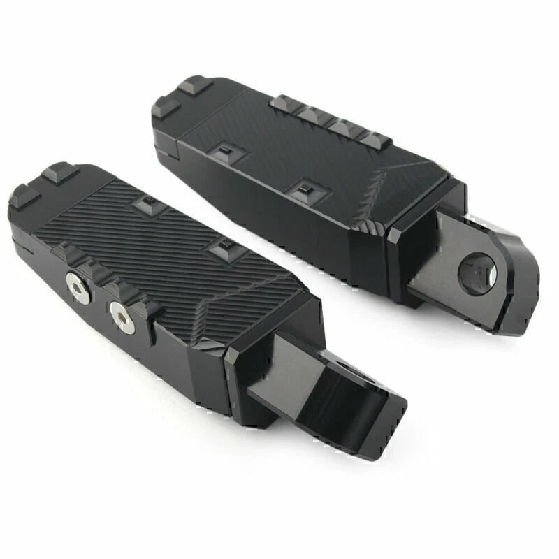 Black Rear Footrests Pegs for Suzuki GSXR600/750/1300 Hayabusa (2001-2023)