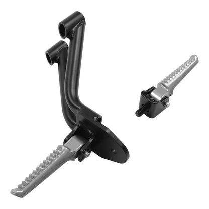 Black Passenger Footpegs Footrests for Honda Rebel CMX300 CMX500 (2017-2025)