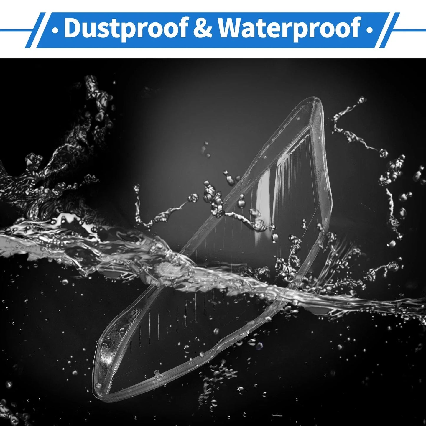 Car Front Right Headlight Lens Cover for Mercedes-Benz S-Class (2006-2009)