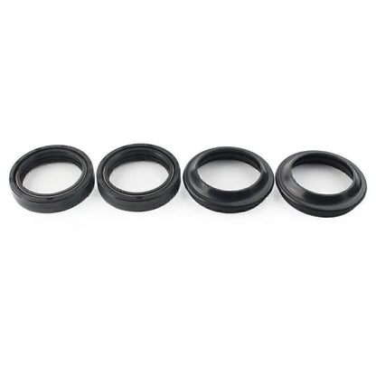 4 x Black Oil Seals Dust Seals for Front Fork Damper Shock Absorber (All Years)