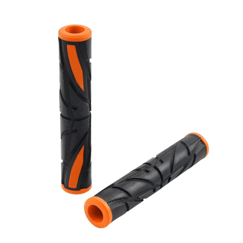 Universal Orange Brake Clutch Lever Grips Rubber Sleeve Cover for Car