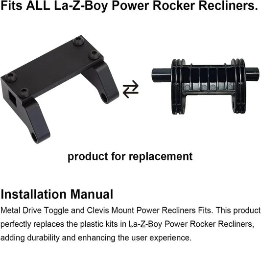 Aluminum Drive Toggle Bracket for La-Z-Boy Power Recliner