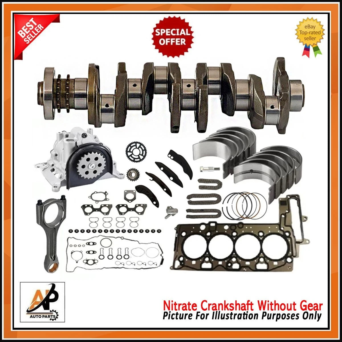 Crankshaft Piston Rebuild Kit for Mini Countryman 2.0 (2010–2016)