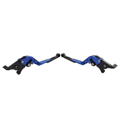 CNC Blue Extendable Brake Clutch Levers for Yamaha FZ07 FZ09 MT07 MT09 XSR900 (2015-2023)