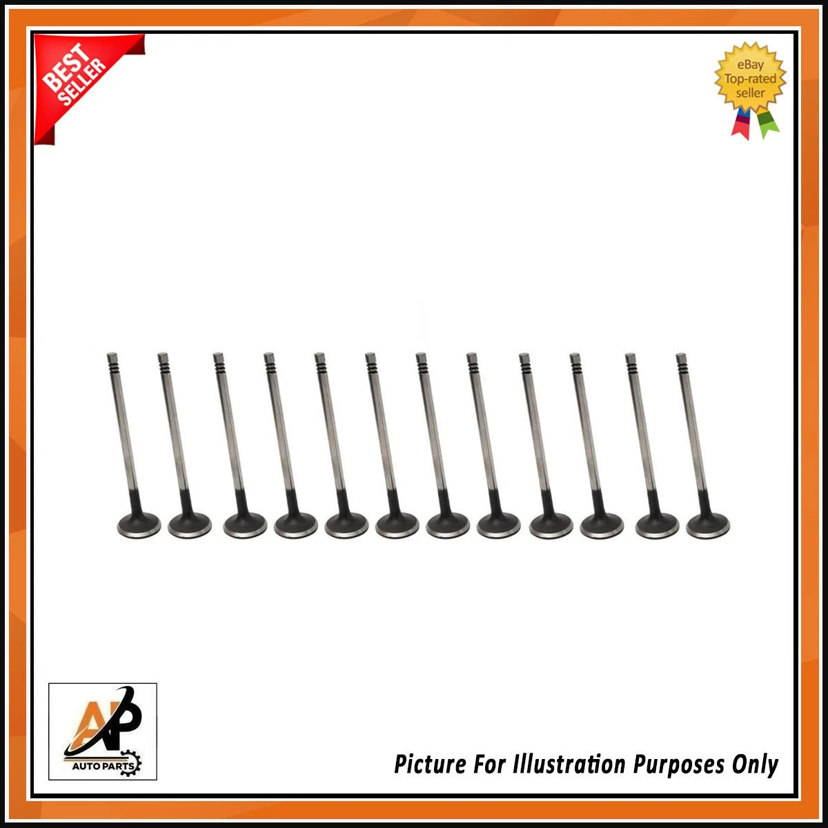 Exhaust Valve Set of 12 for Land Rover Discovery (2014–2019)