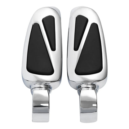 Chrome Rider Driver & Passenger Footpegs for Harley Low Rider (2018-2025)