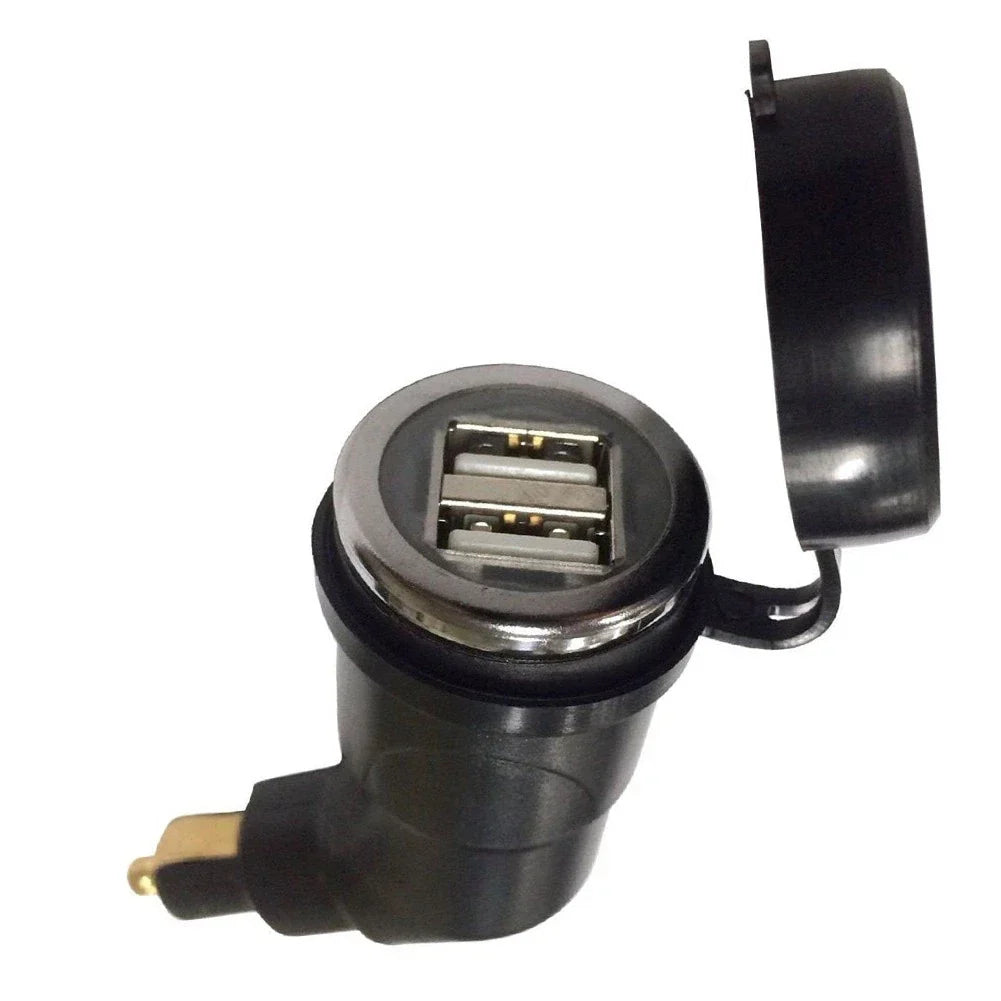 Dual USB 3.3A Charger Plug for BMW F650 F700 R1150 R1200GS R1200RT (2000-2023)