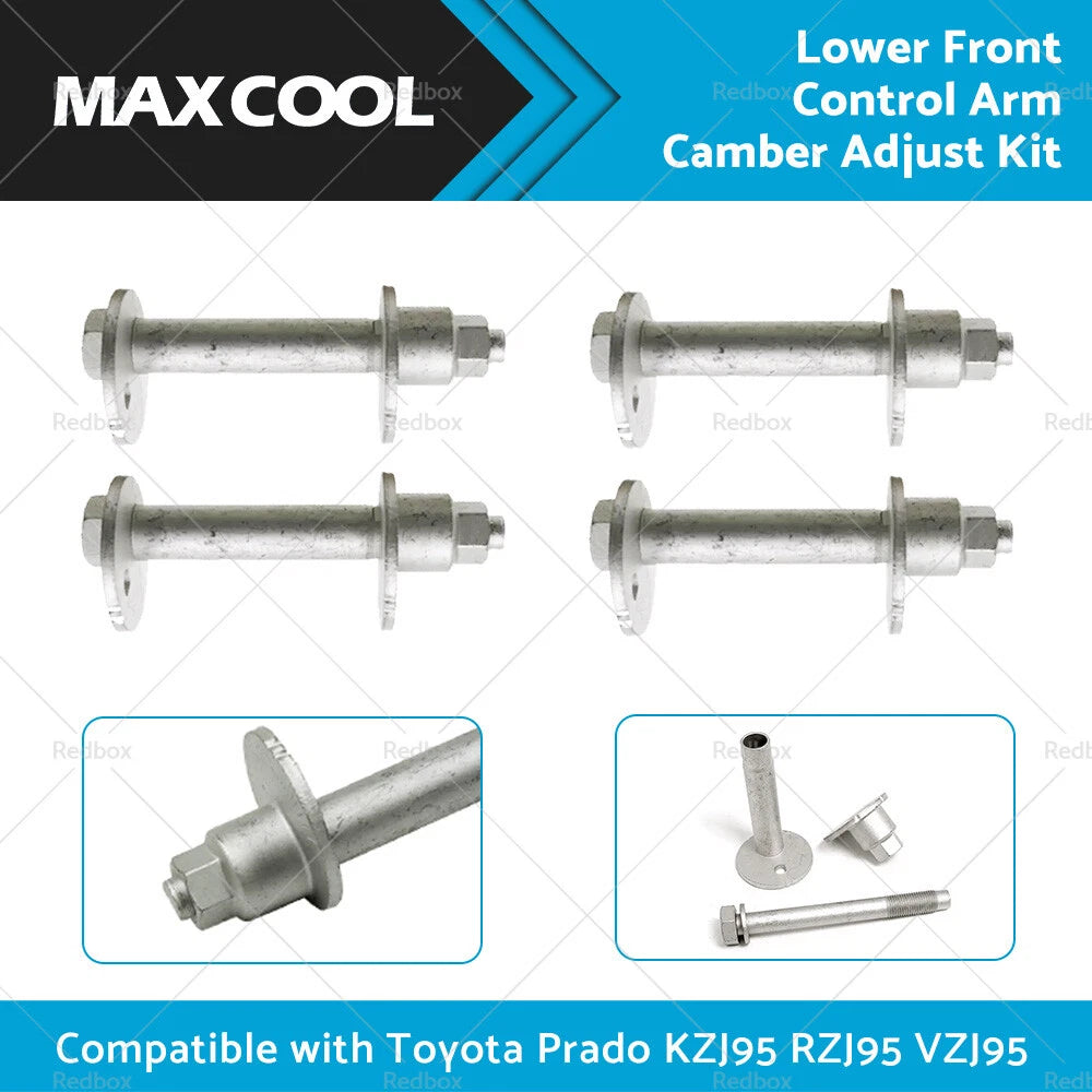 4X Lower Front Control Arm Camber Adjust for Toyota Prado KZJ95 (1996-2002)