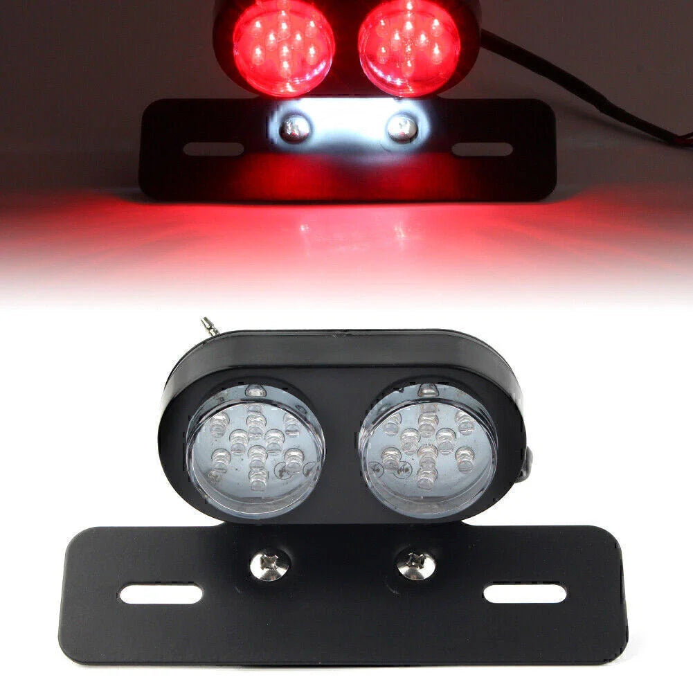 LED License Plate Tail Brake Turn Signal Light for Universal Motorcycle