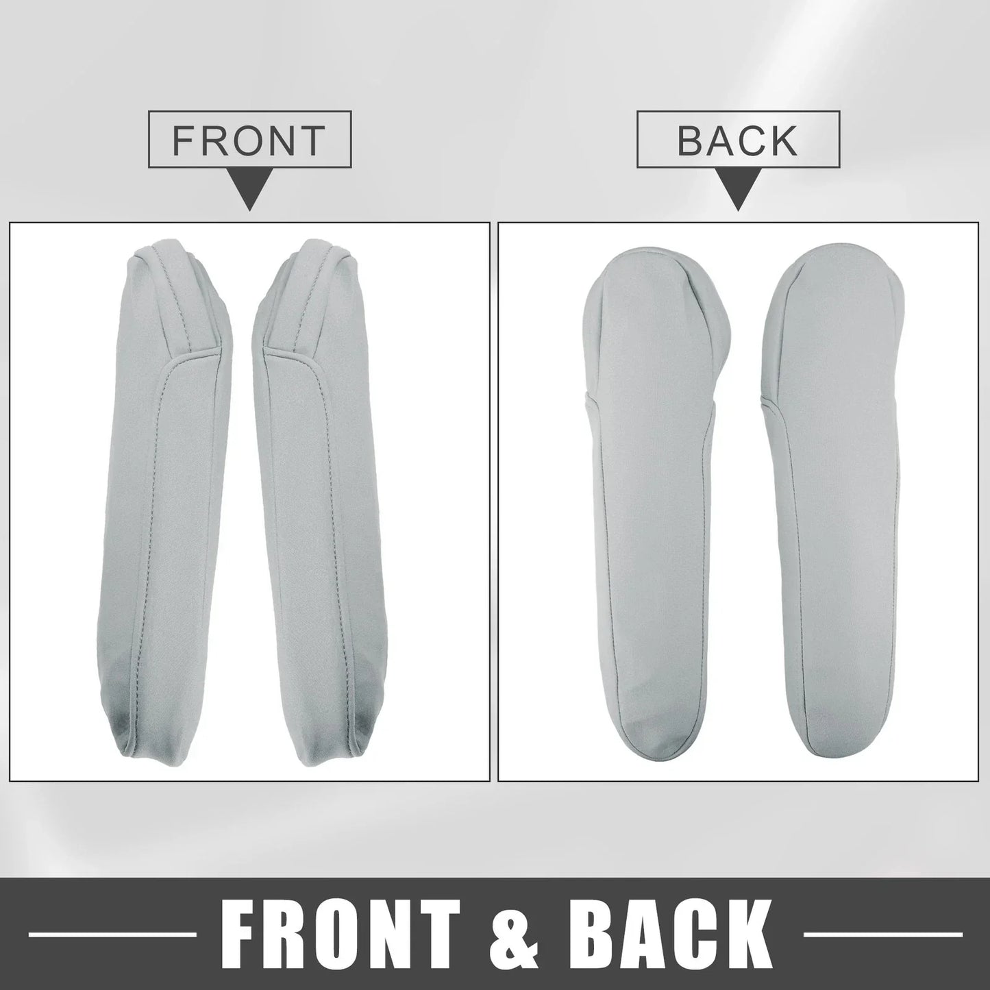 Car Armrest Covers for Honda Odyssey (2000-2011) - 1 Pair, Gray