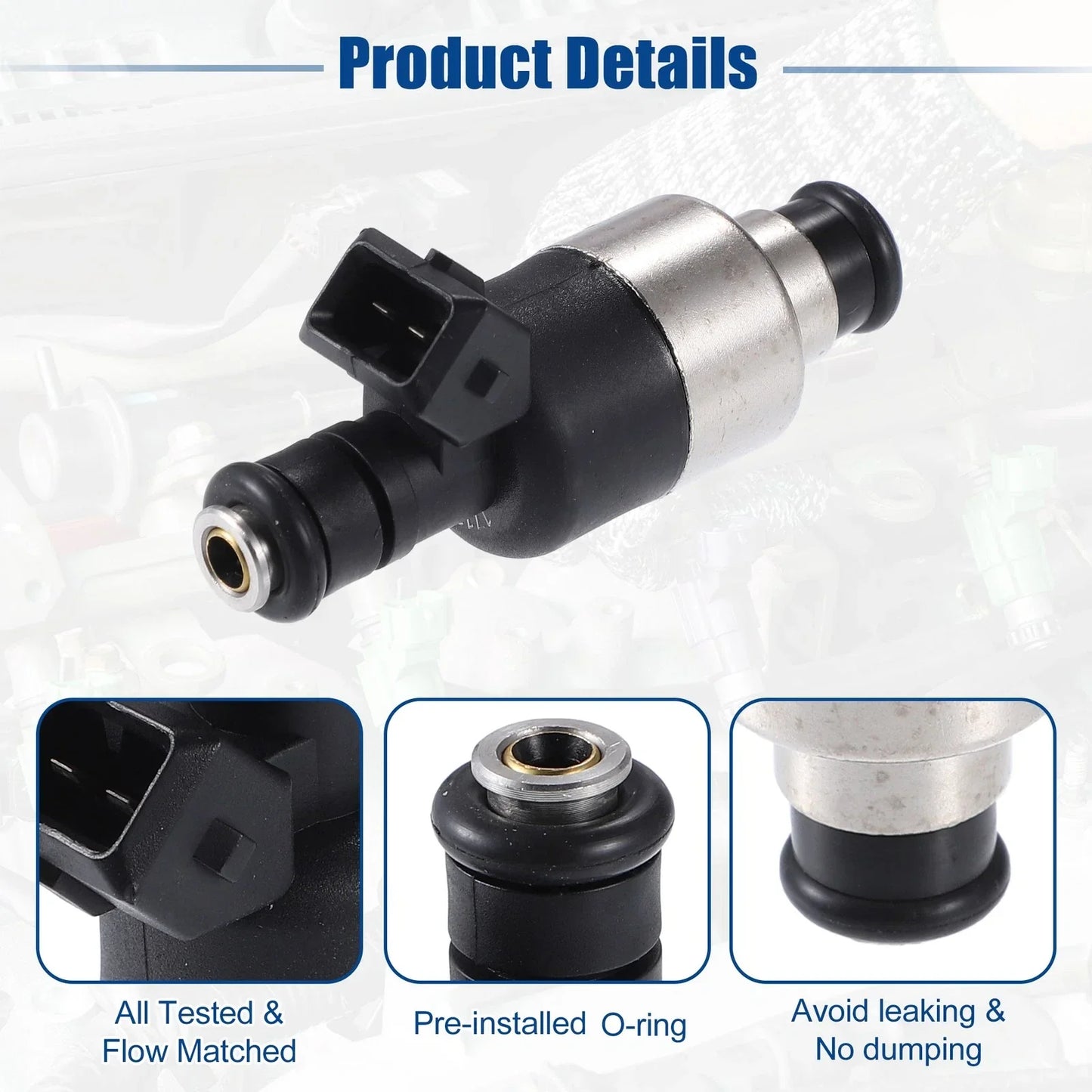 8 Pcs Fuel Injector Nozzles for Chevrolet Lumina APV 3.8L (1990-1996)