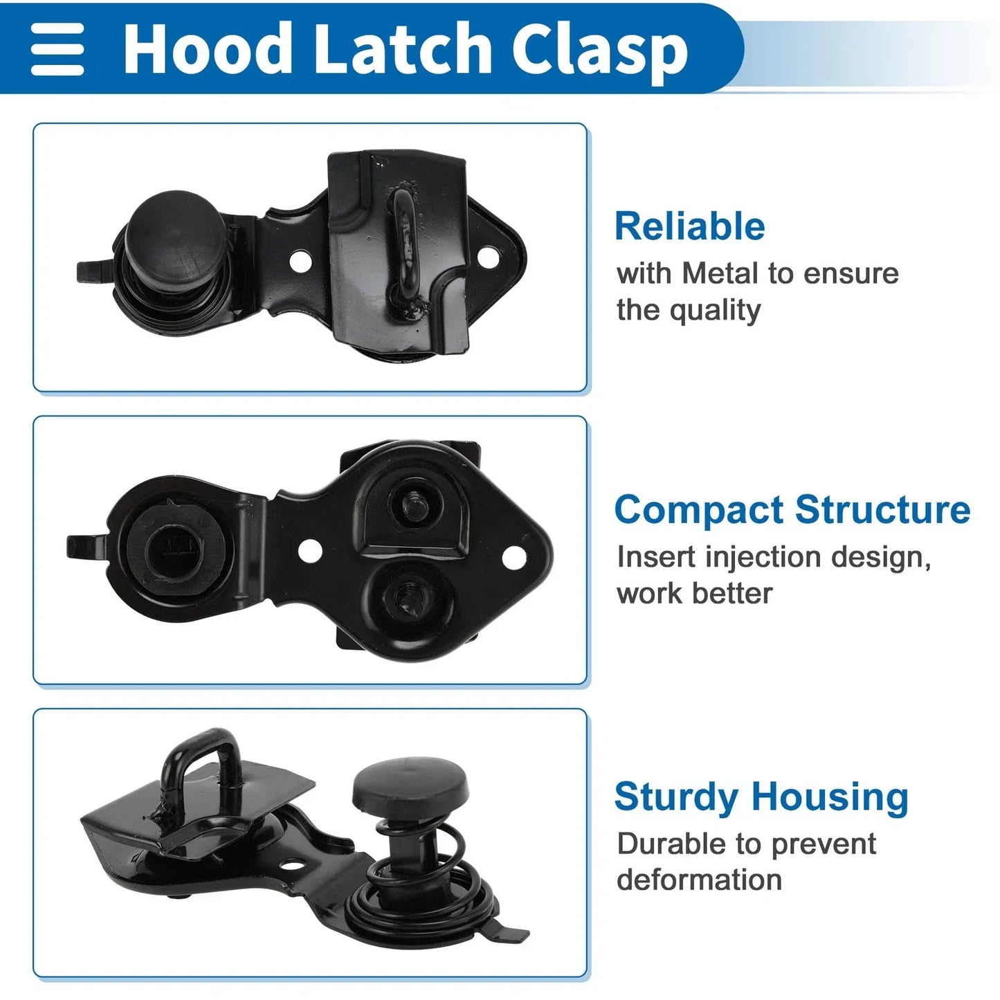 Hood Latch Assembly for Mercedes-Benz CLS500 (2006) - 1 x Quality Replacement