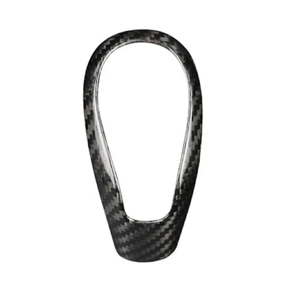 Carbon Fiber Gear Shift Knob Cover for Volvo S60 V60 XC60 V40 (2011-2023)