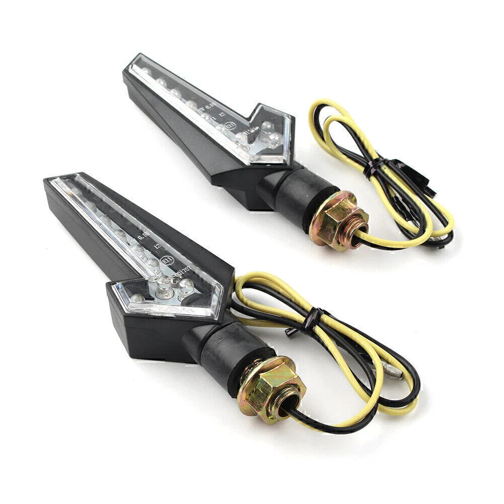 LED Turn Signal Lights Indicators for Custom Touring 10mm Bolt