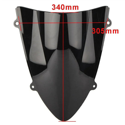 Silver Windscreen for Kawasaki Ninja 250R EX250 (2008-2012)