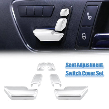 6 in 1 Seat Adjustment Switch Cover Set for Mercedes Benz GLK Class (2008-2015)