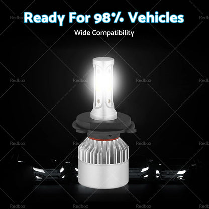 HB2 9003 H4 LED Headlight Globes Hi/Low Beam for Car