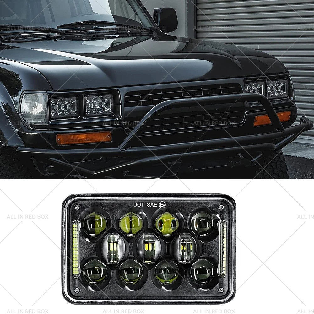 4"x6" LED Headlights for Freightliner FLD120, FLD112