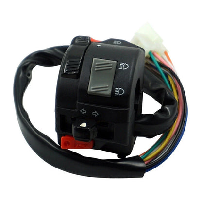 7/8" Handlebar Horn Button Turn Signal Fog Light Switch for Motorcycle
