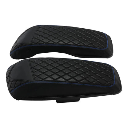 Saddlebag Lid Covers Black Blue for Harley Street Glide (2014-2023)