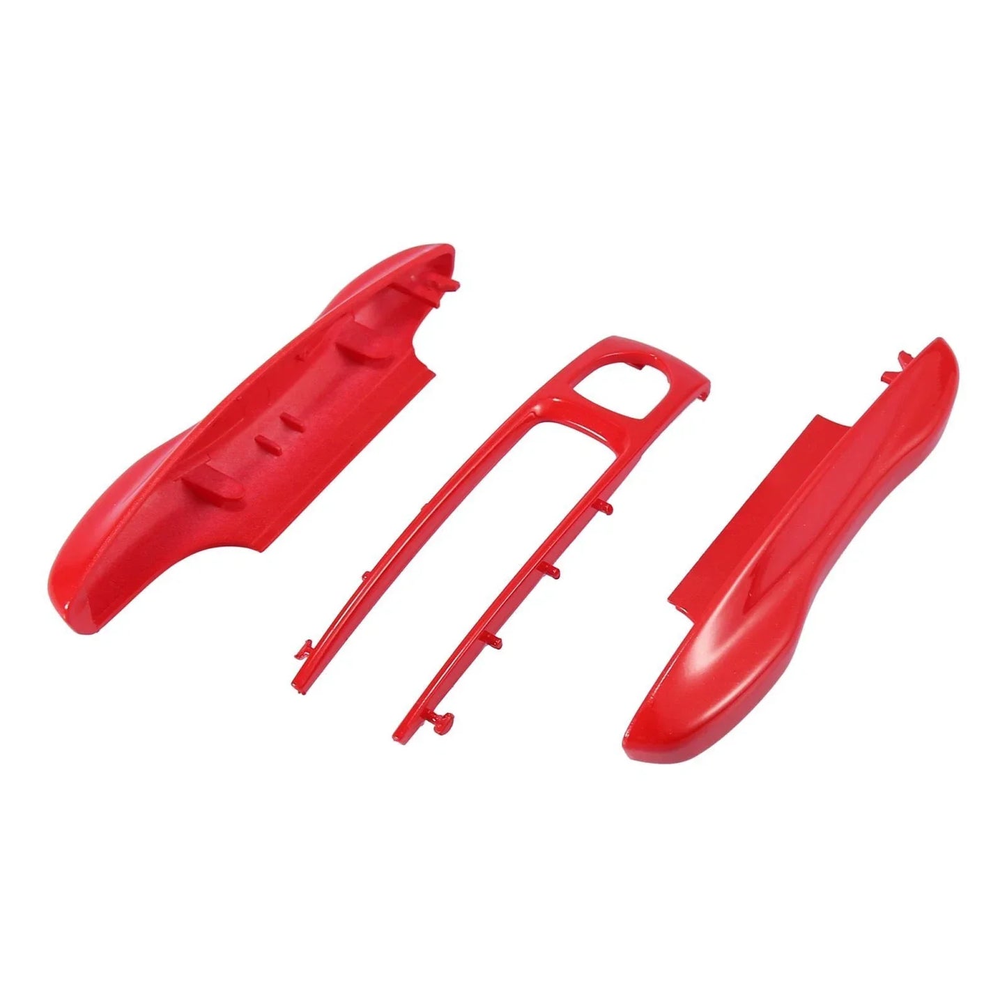 Red Painted Key Cover Fob Shell for Porsche Panamera Cayenne Taycan (2010-2023)