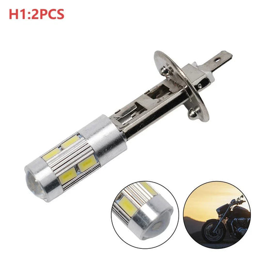 2 x Motorcycle LED Headlight Fog Light 33 for SMD 6000K White High Brightness