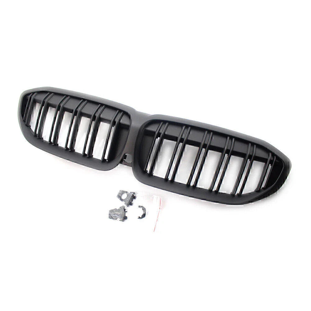 Double Slat Grill for BMW 3 Series G20 Matte Black (2019-2022)