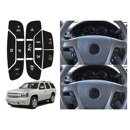 Steering Wheel Navigation Radio Button Stickers for Chevrolet Escalade (2002-2023)