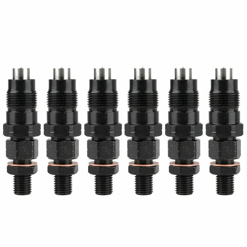 Set of 6 Diesel Fuel Injectors for Toyota Coaster HZB50 4.2L (1993-2003)