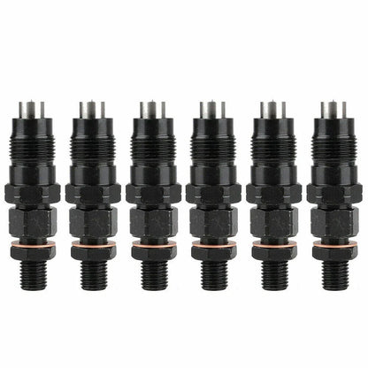 Set of 6 Diesel Fuel Injectors for Toyota Coaster HZB50 4.2L (1993-2003)