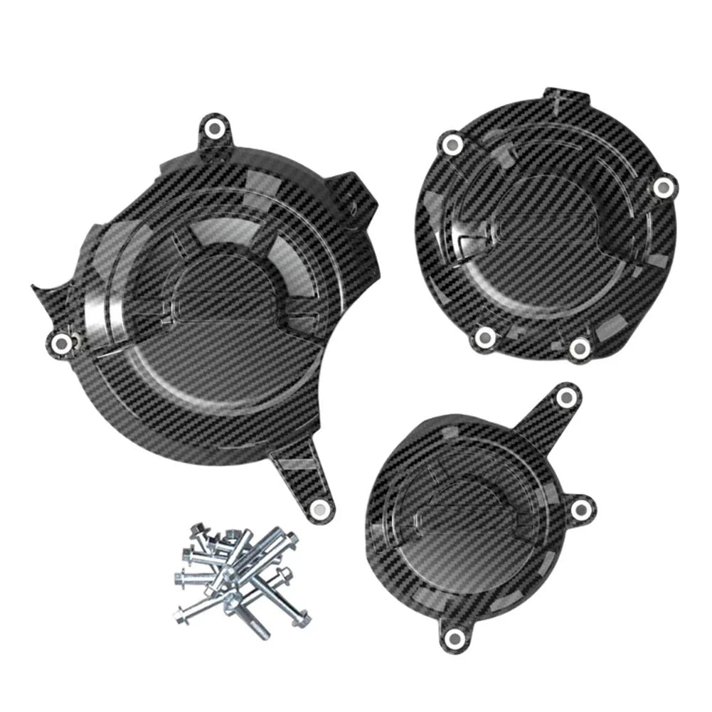 Carbon Fiber Engine Cover Protector Set for Honda CB1000R (2018-2023)