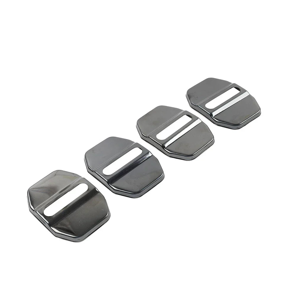 Blk Door Lock Protective Cover for BMW F40 F45 G20, Benz C Class, Maserati