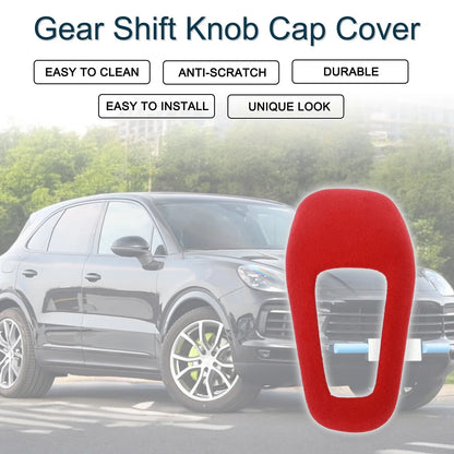 Gear Shift Knob Cap Cover for Porsche Cayenne 2018-2025 Red Console 1 x