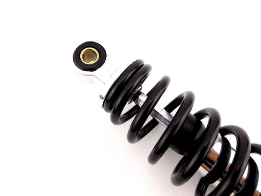280mm JBS Black/Chrome Lowering Shock Absorbers for Suzuki GT250 (76-81)
