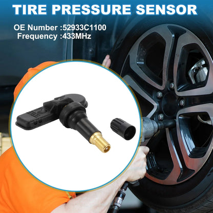 Tire Pressure Sensor 433MHz for Hyundai Santa Fe (2019-2023) 1 x Pc