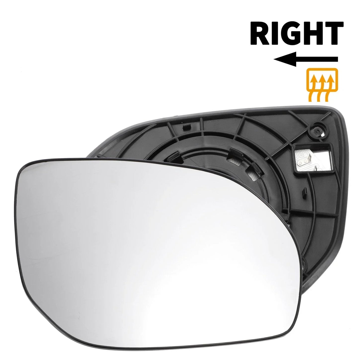 Right Side Heated White Mirror Glass for Hyundai Santa Fe (2013-2016)