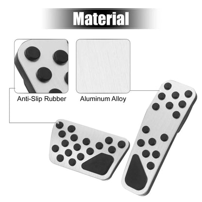 Brake & Gas Accelerator Pedal Covers Kit for Dodge Chrysler