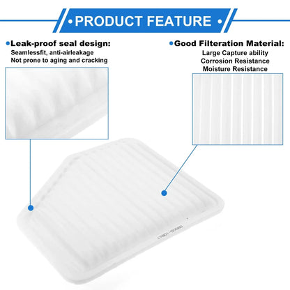 Car Engine Air Filter for Lexus GS430 (2000-2005) - 1 x Long Life Filter
