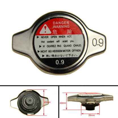 0.9Kgf/cm2 Car Coolant System Rubber Seal Radiator Cap Cover